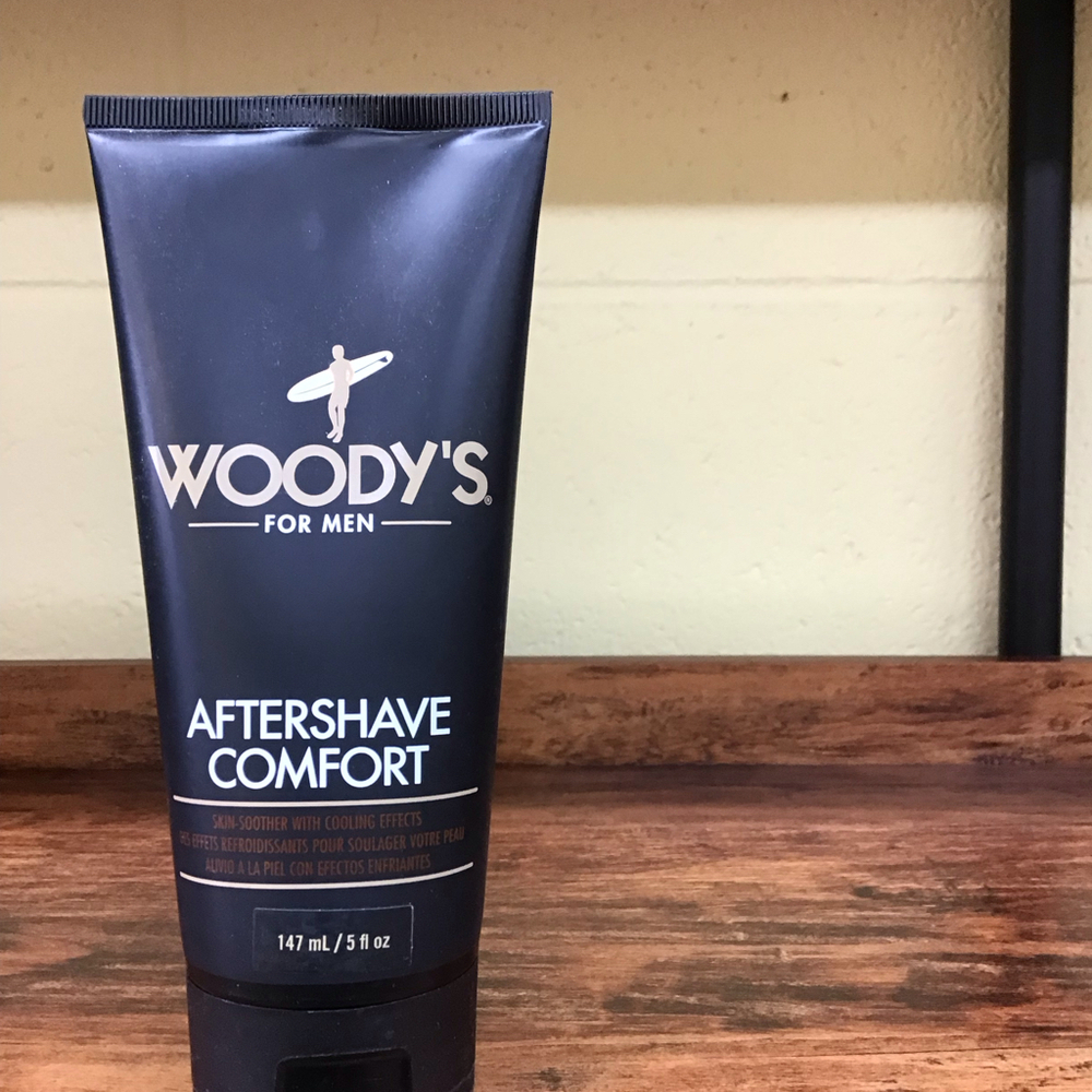 Woodys For Men Aftershave Comfort Skin Soother Cooling Effects 5oz 147ml Tube
